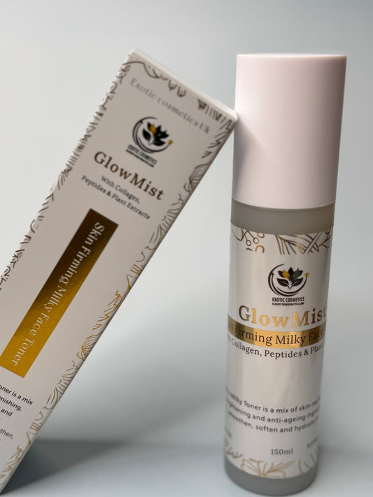 Milky Face Toner with Collagen and Peptides Face Brightening Face Firming Anti-aging Toner Hyperpigmentation Dark spots toner