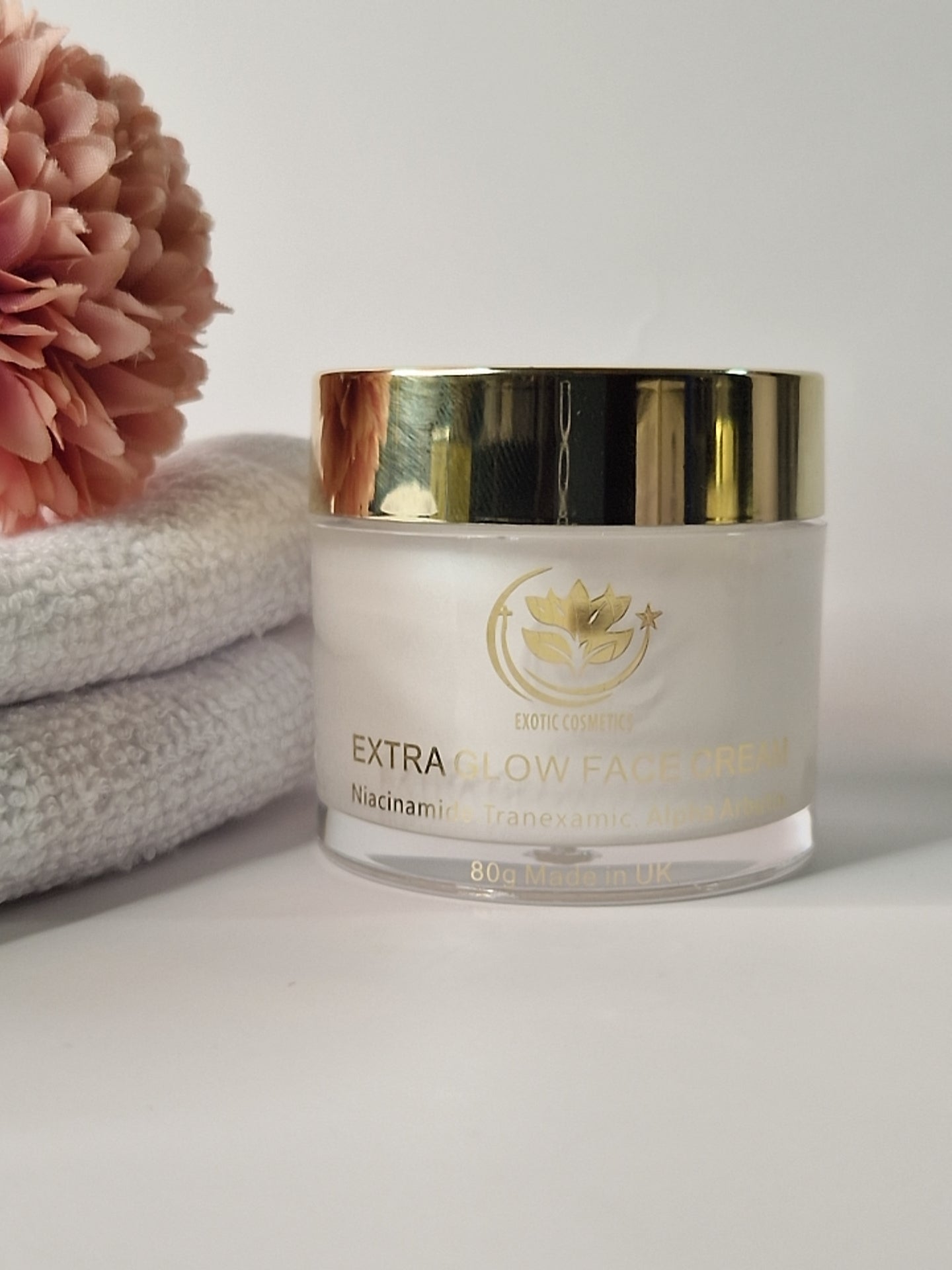 Extra Glow Face Cream with Alpha Arbutin Tranexamic Acid Hyaluronic Acid Squalane Oats extracts