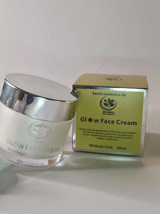 Glow Face Cream with Niacinamide  Tranexamic Acid hyaluronic acid squalane