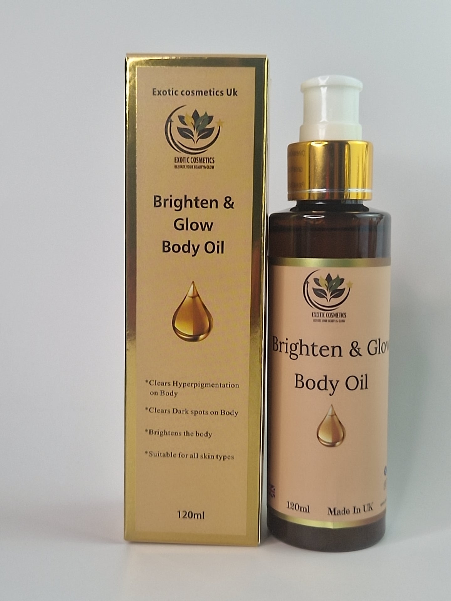 Melanin Glow Body Care Bundle 3in1 Body Scrub Body Oil Body Cream