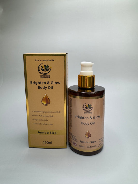 Brighten & Glow Body Oil with Kojic Acid for Bright Skin-JUMBO SIZE