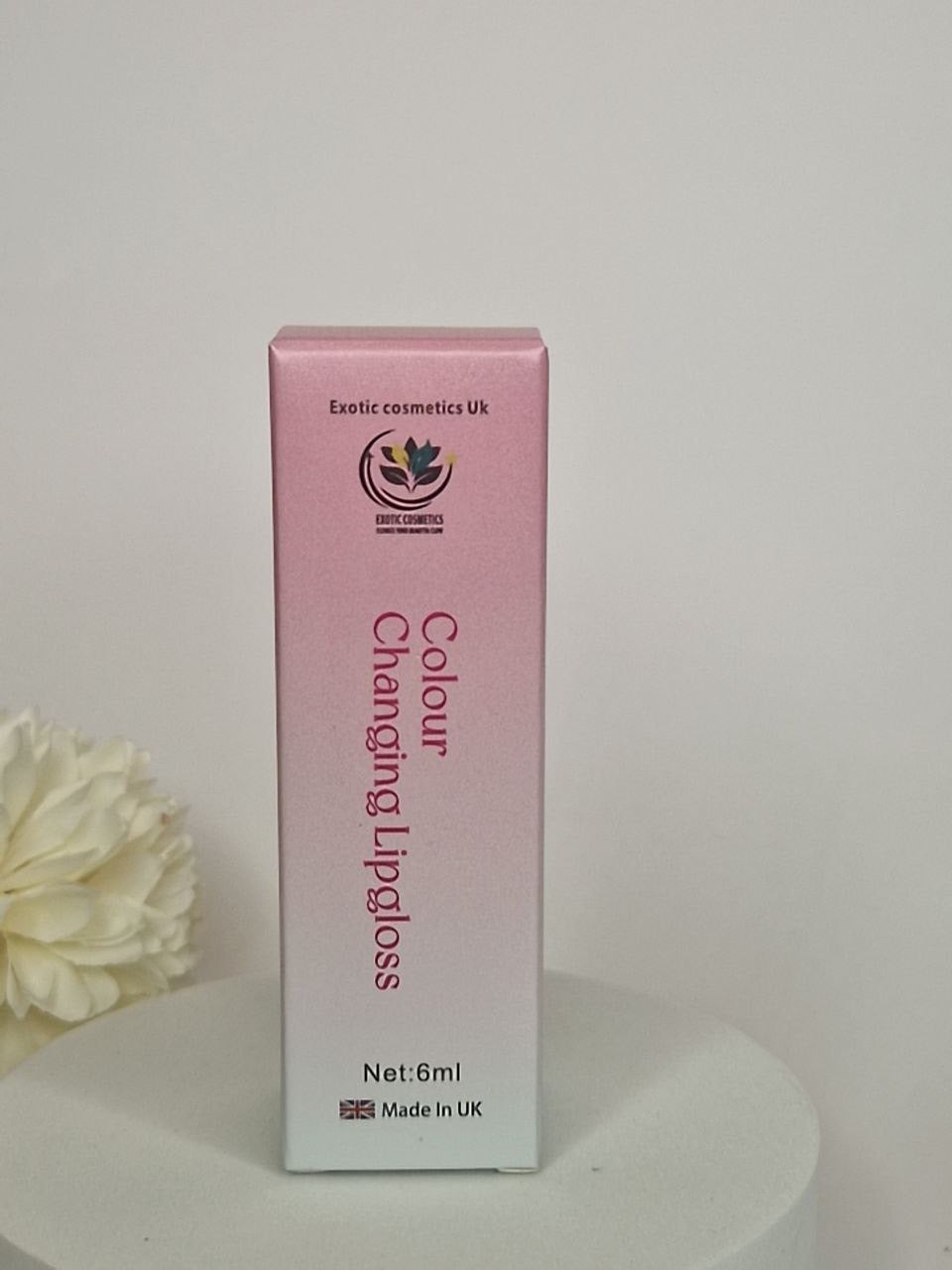 Colour Changing lipgloss for pink lip stain for hours