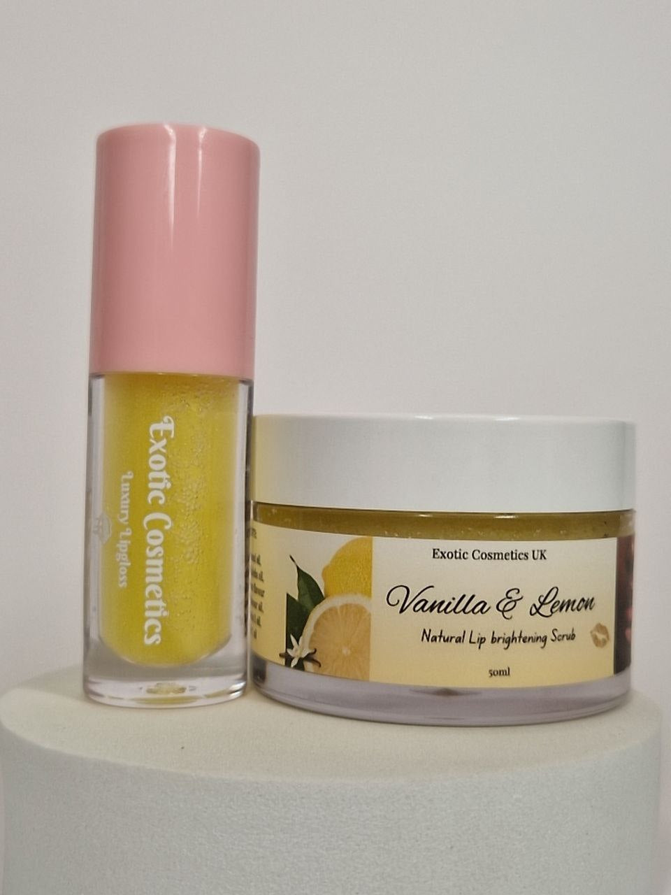 Glow Lip  Brightening Combo for dark lips  brightening -lip scrub and glow lipgloss for dark lips treatment