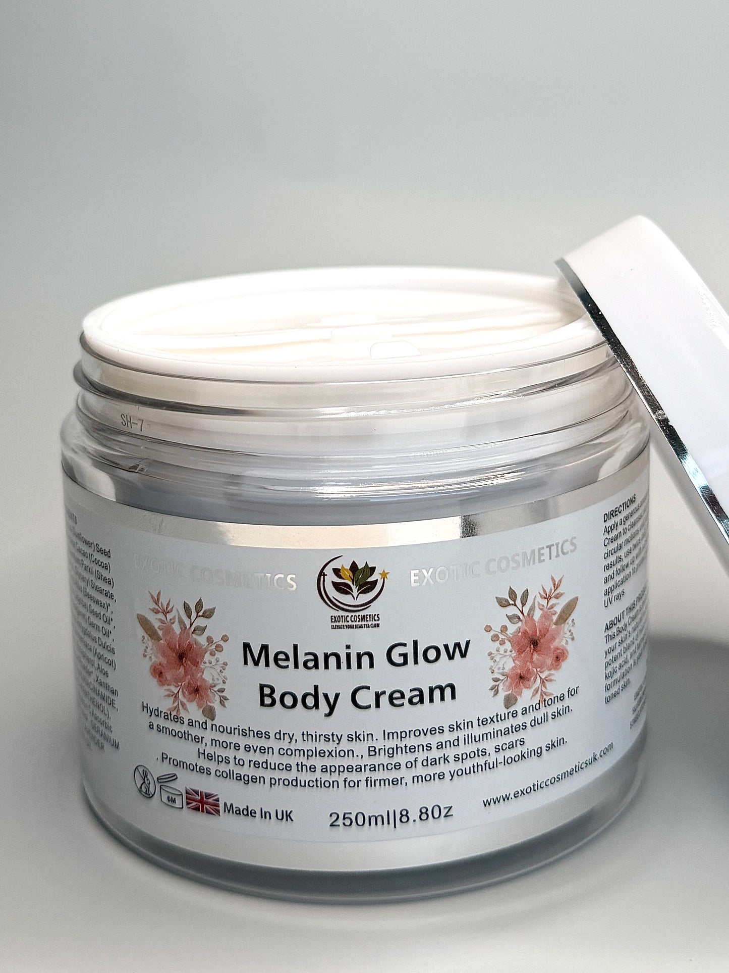 Melanin Glow Body Cream with NIACINAMIDE