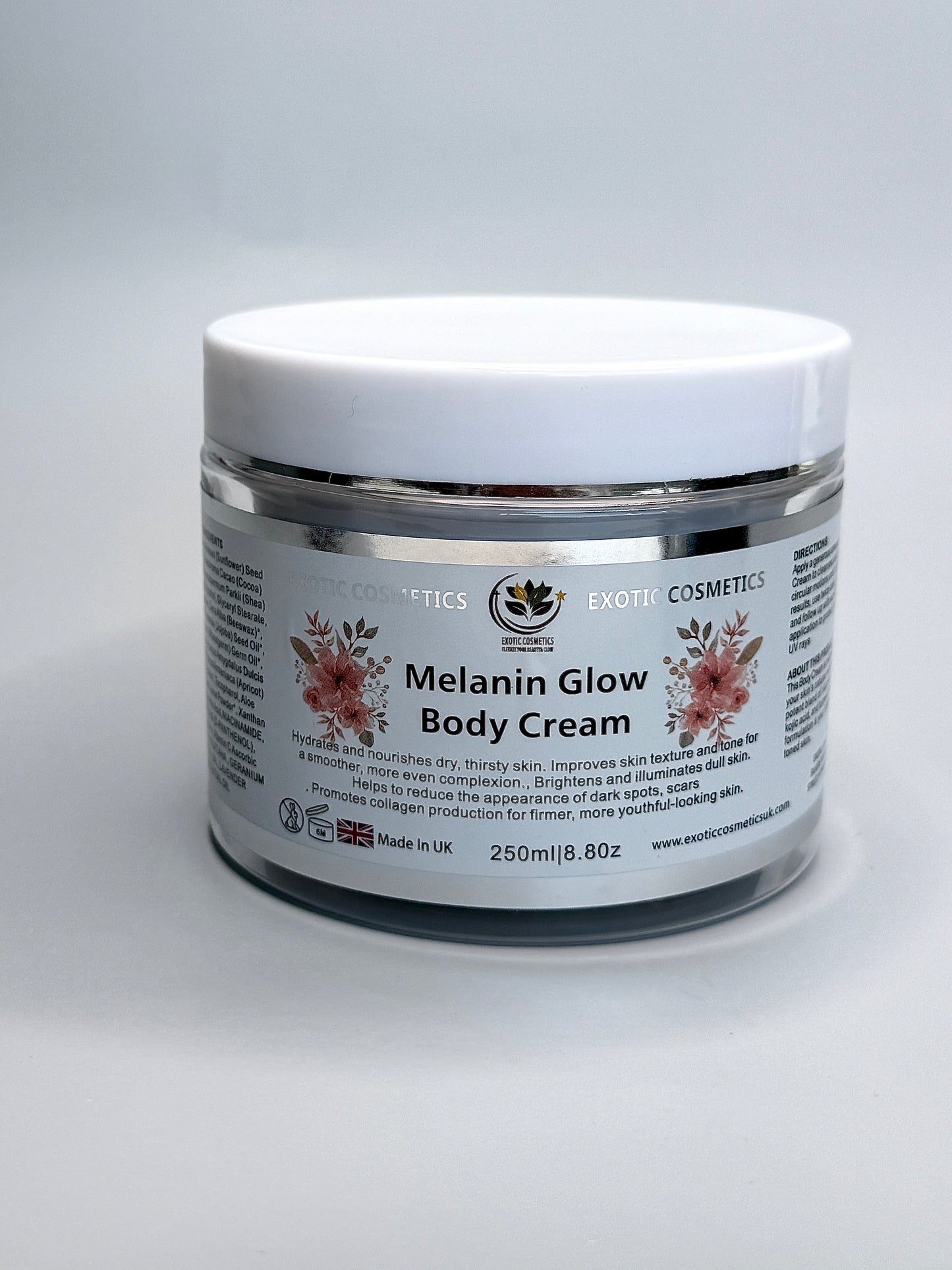 Melanin Glow Body Cream with NIACINAMIDE