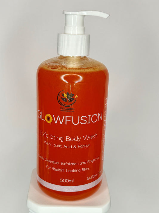 Papaya & Lactic Acid Exfoliating Body Wash – Glow-Boosting Formula for Radiant, Even-Toned Skin-Sulfate Free