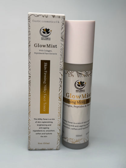 Milky Face Toner with Collagen and Peptides Face Brightening Face Firming Anti-aging Toner Hyperpigmentation Dark spots toner