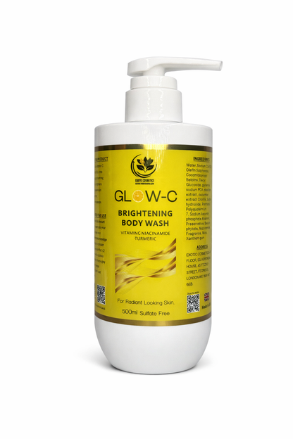 2 For Less Papaya Lactic Acid Exfoliating Body Wash and Vitamin C Niacinamide Turmeric Body Wash shower gel bundle