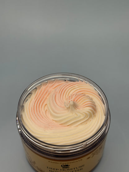 Exotic Cosmetics Deep Moisture Body Butter with shea butter calendula extract vitamin E oil jojoba oil  Moisturizer Organic Hydrating Skin Repair 250ml