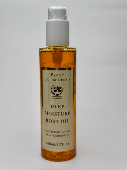 Deep Moisture Anti-Aging Body Oil 200ml-Newly Improved Herbal infused body oil aloe Vera oil carrot oil Rosehip oil Body oil for sensitive skin brightening body oil