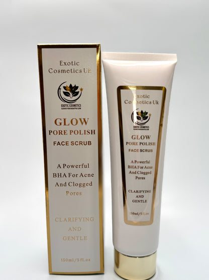 Glow Pore Polish Exfoliating BHA Face Scrub with Jojoba Seed for Acne-Prone Skin 150ml Skin Repair