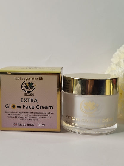 Extra Glow Face Cream with Alpha Arbutin Tranexamic Acid Hyaluronic Acid Squalane Oats extracts