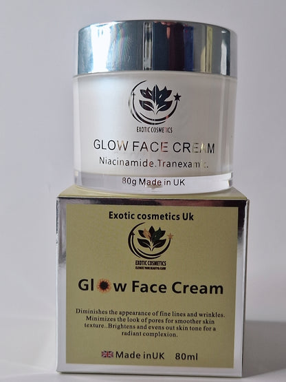 Glow Face Cream with Niacinamide  Tranexamic Acid hyaluronic acid squalane