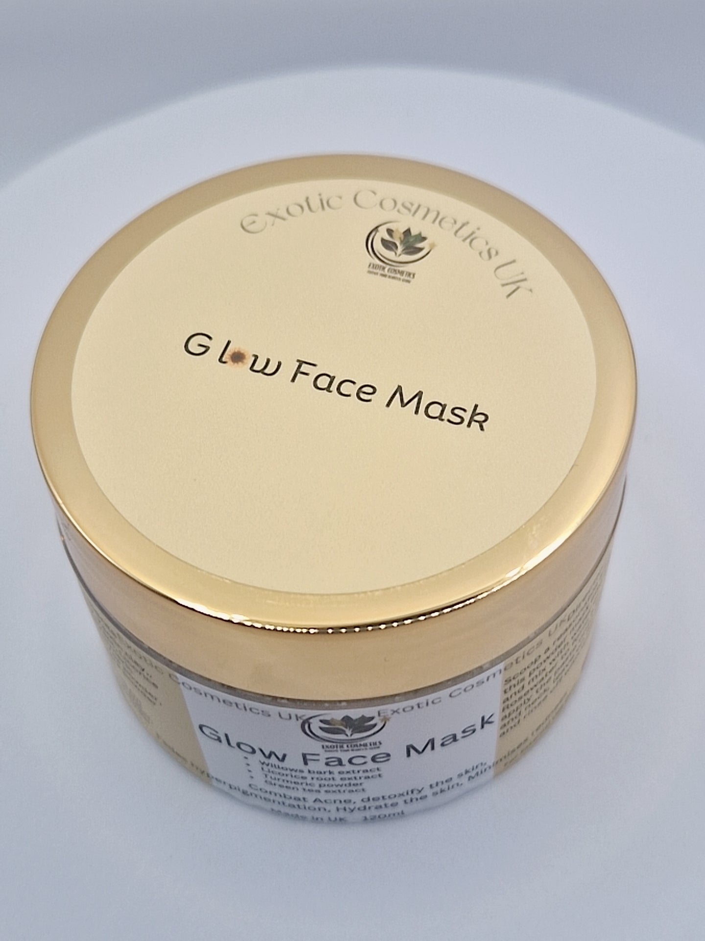 Glow Face Mask with Green tea, Willow bark & Turmeric