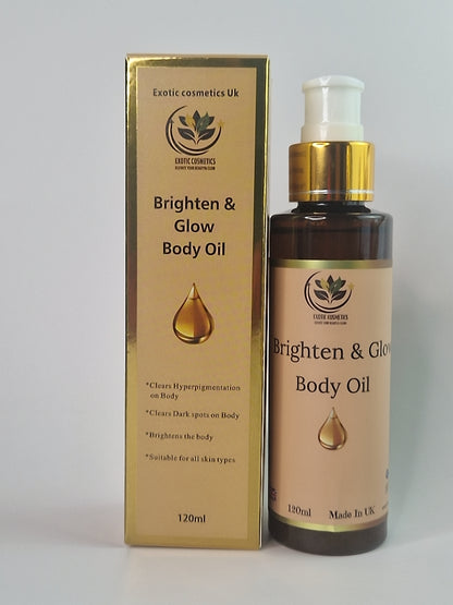 Melanin Glow Body Care Bundle 3in1 Body Scrub Body Oil Body Cream