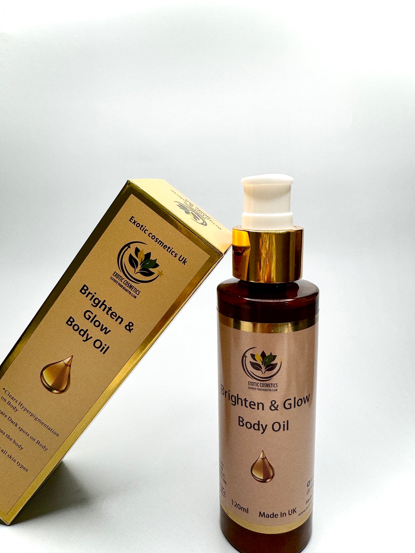 Brighten & Glow Body Oil With Kojic Acid For Bright Skin