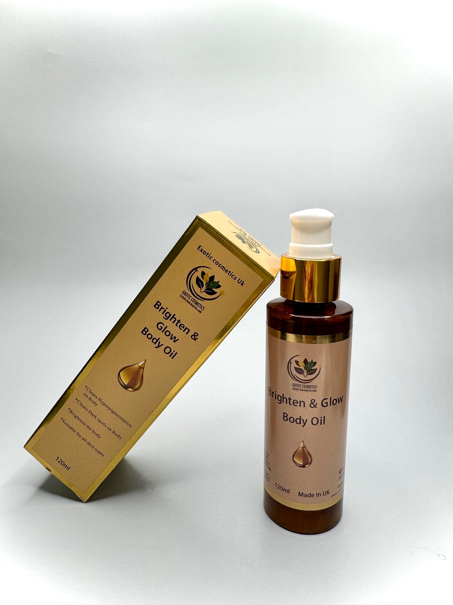 Brighten & Glow Body Oil With Kojic Acid For Bright Skin