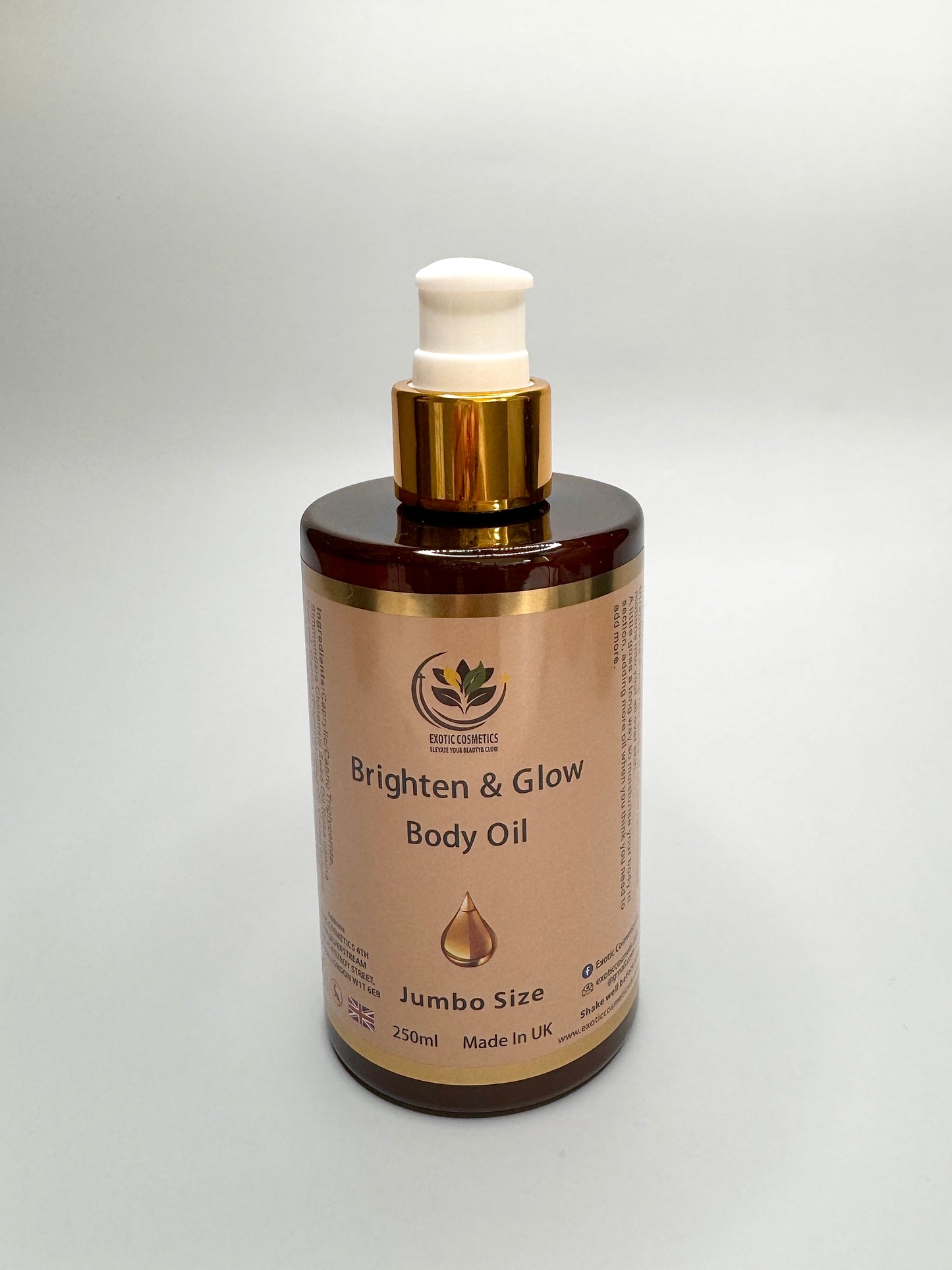 Brighten & Glow Body Oil with Kojic Acid for Bright Skin-JUMBO SIZE