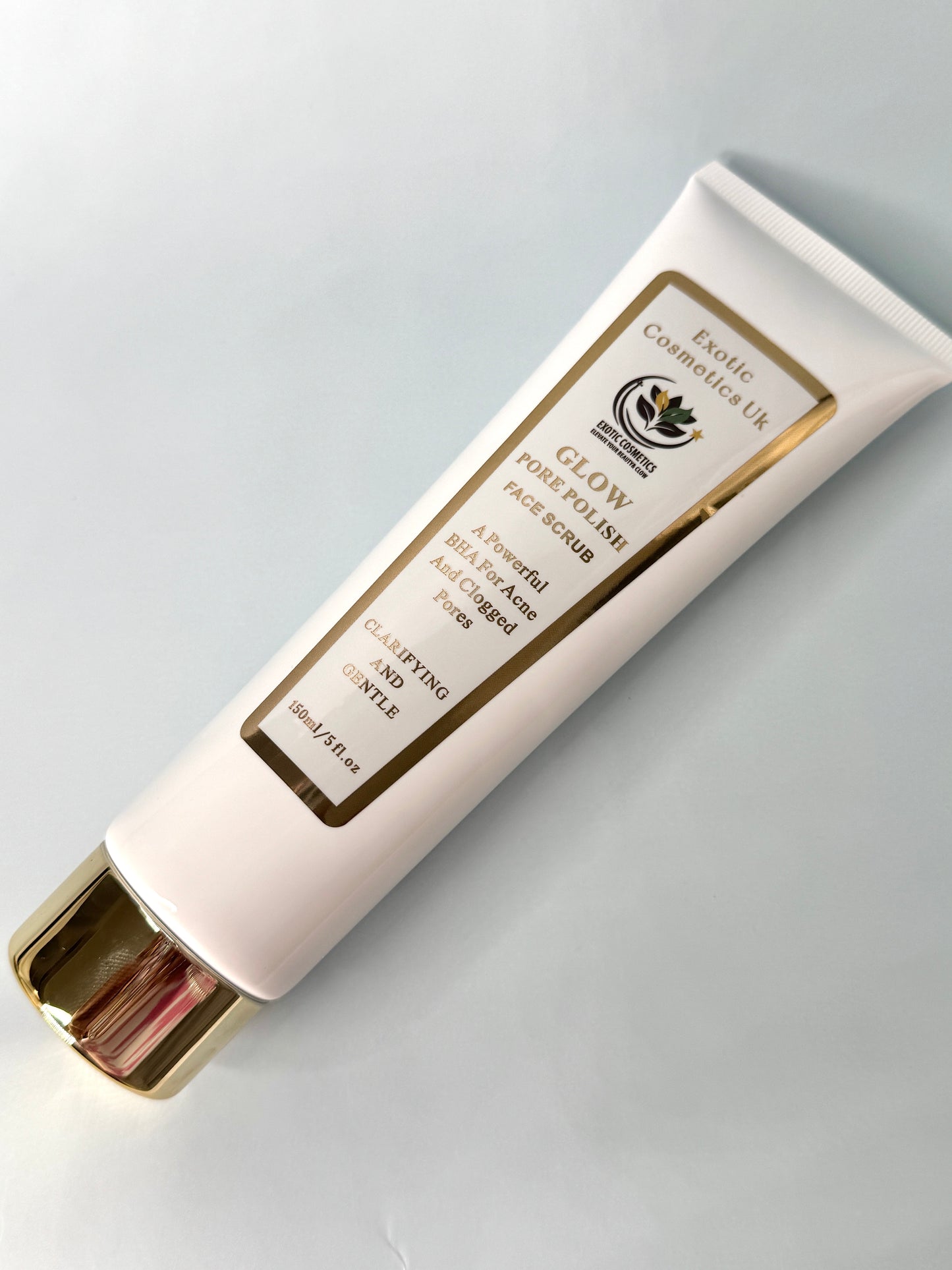 Glow Pore Polish Exfoliating BHA Face Scrub with Jojoba Seed for Acne-Prone Skin 150ml Skin Repair