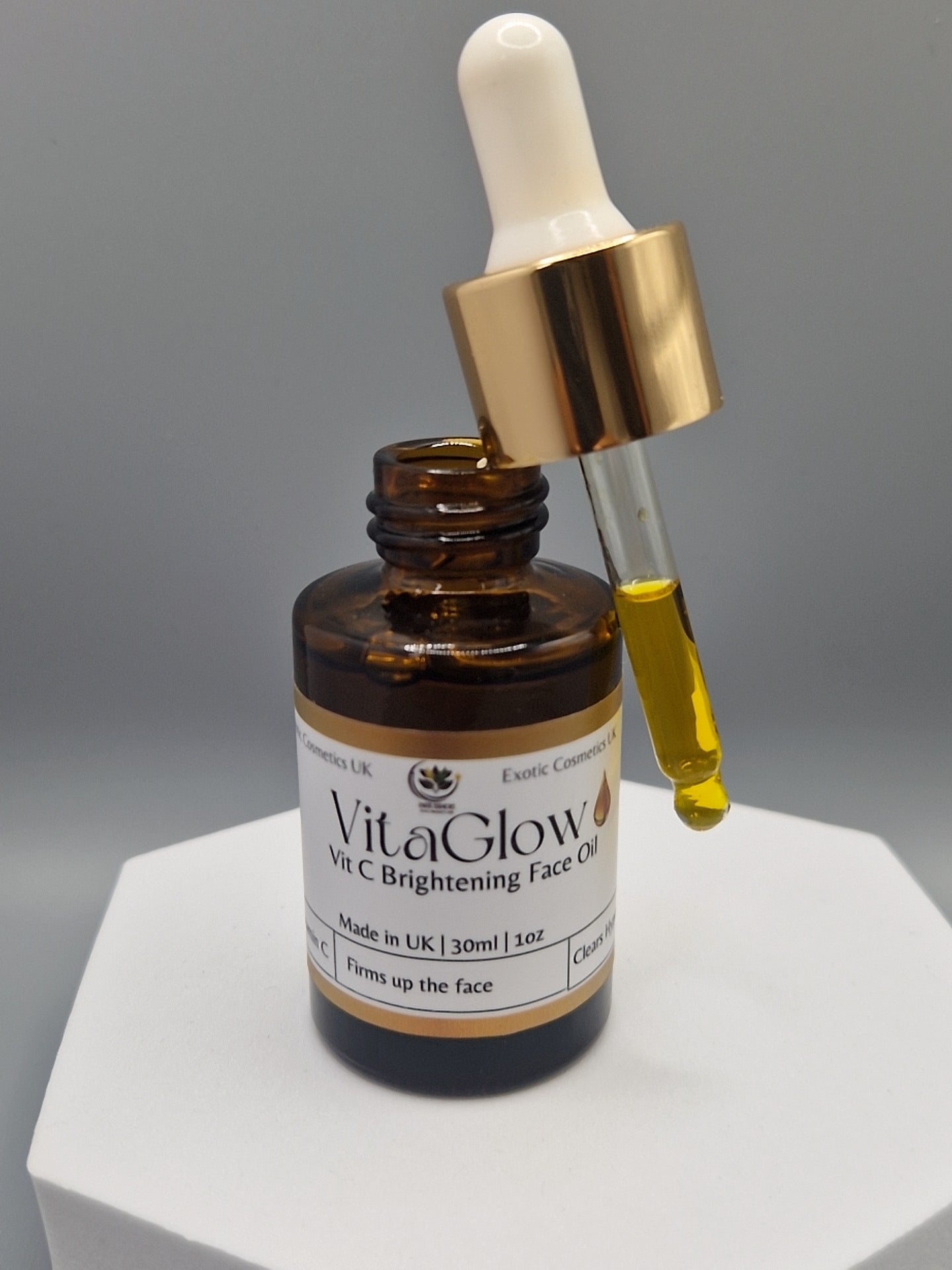 VitaGlow Face Brightening Oil with Vitamin C Glowing Face Hyperpigmentation Acne Face Oil