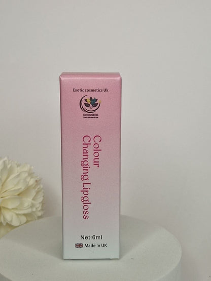 Colour Changing lipgloss for pink lip stain for hours