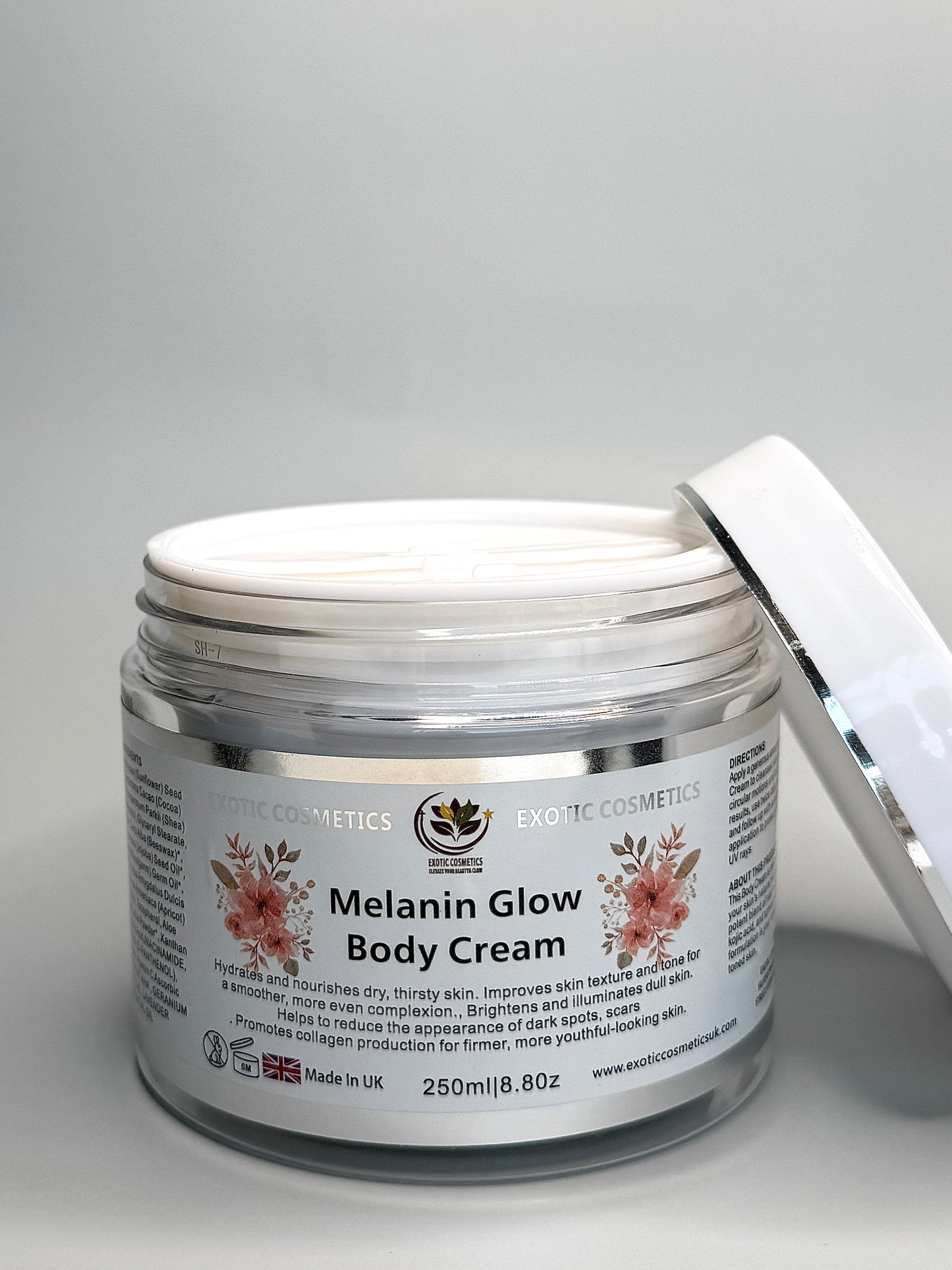 Melanin Glow Body Cream with NIACINAMIDE