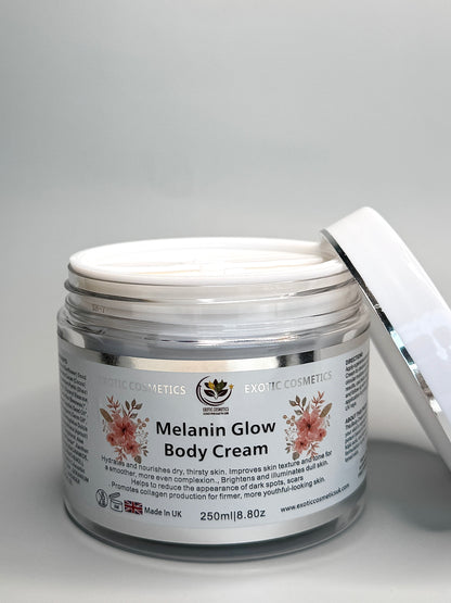 Melanin Glow Body Cream with NIACINAMIDE
