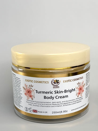 Turmeric Skin-Bright Body Cream With Alpha Arbtin For Skin Brightening