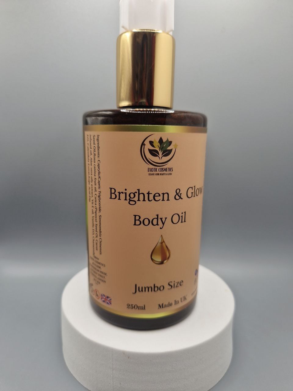 Brighten & Glow Body Oil with Kojic Acid for Bright Skin-JUMBO SIZE