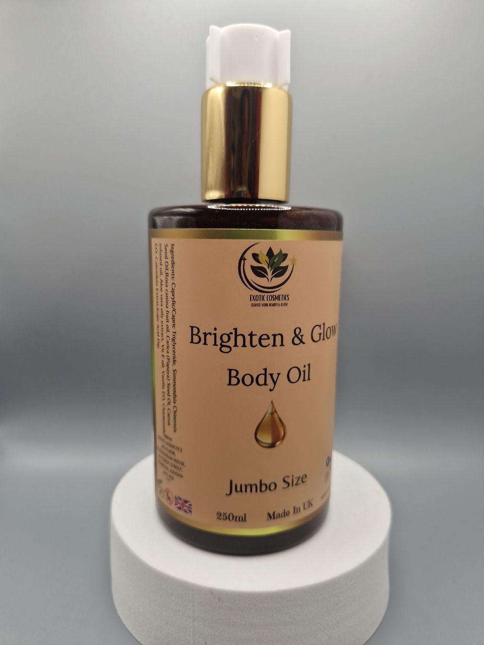 Brighten & Glow Body Oil with Kojic Acid for Bright Skin-JUMBO SIZE