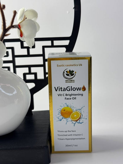 VitaGlow Face Brightening Oil with Vitamin C Glowing Face Hyperpigmentation Acne Face Oil