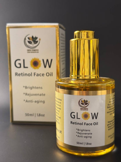 Glow Retinol Face Oil With Bakuchoil- Retinol for Brighening and glow Face