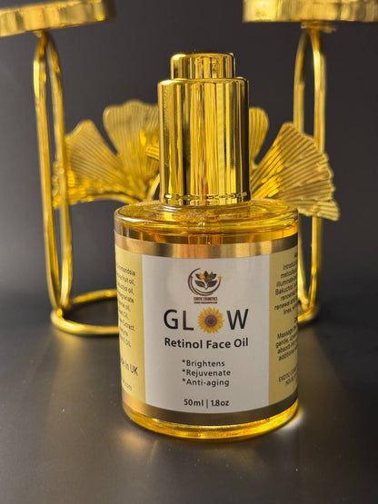 Glow Retinol Face Oil With Bakuchoil- Retinol for Brighening and glow Face