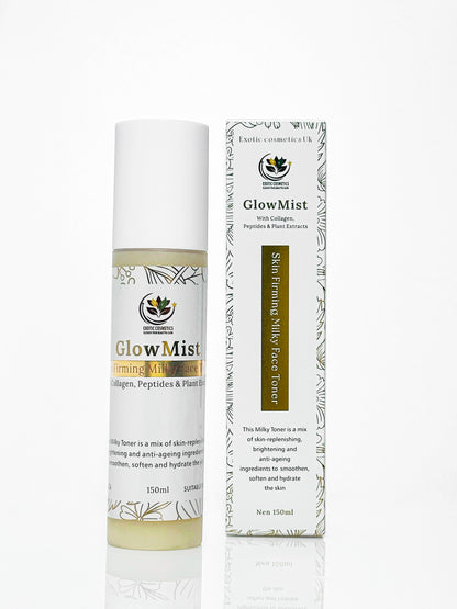 Milky Face Toner with Collagen and Peptides Face Brightening Face Firming Anti-aging Toner Hyperpigmentation Dark spots toner