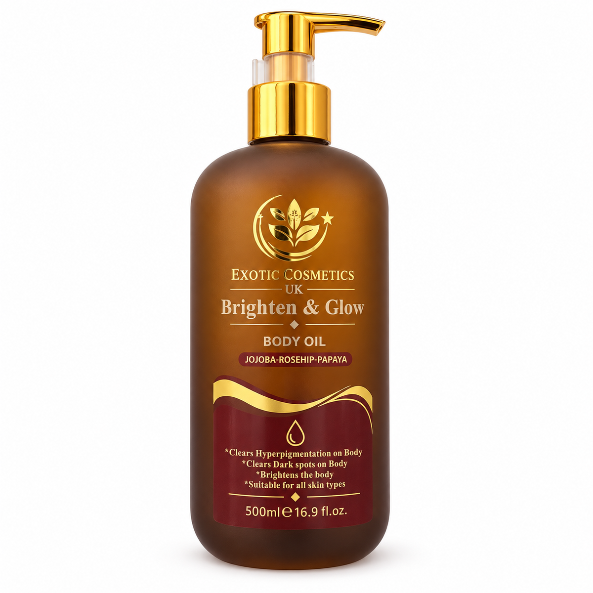 Brighten & Glow Body Oil for Bright Skin 250ml