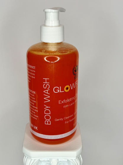 Papaya & Lactic Acid Exfoliating Body Wash – Glow-Boosting Formula for Radiant, Even-Toned Skin-Sulfate Free