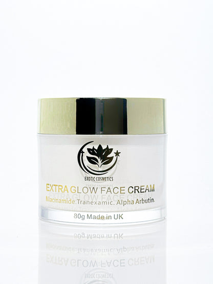 Extra Glow Face Cream with Alpha Arbutin Tranexamic Acid Hyaluronic Acid Squalane Oats extracts