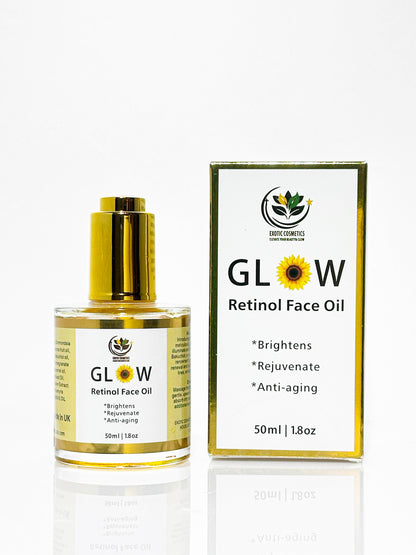Glow Retinol Face Oil With Bakuchoil- Retinol for Brighening and glow Face