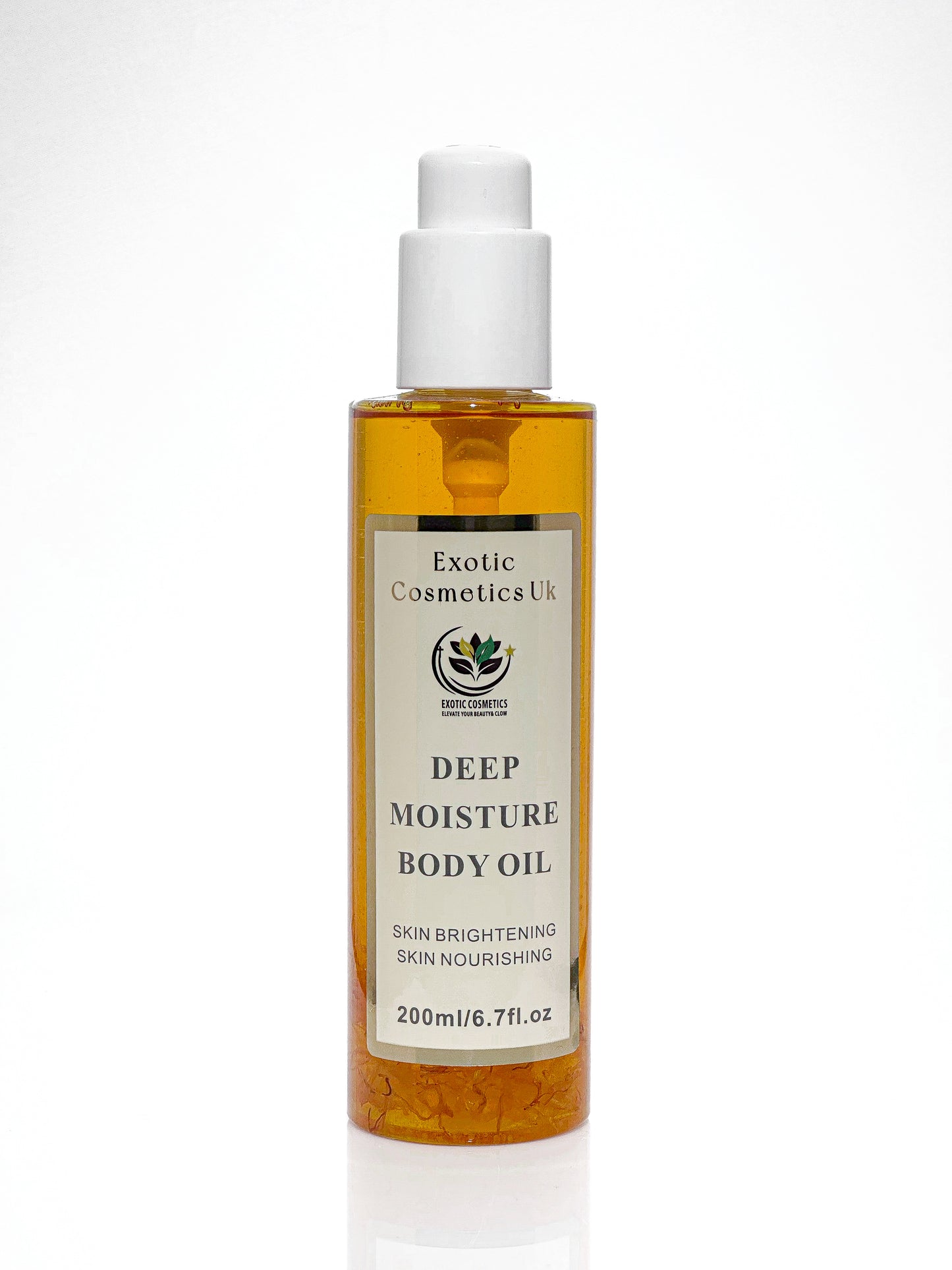 Deep Moisture Anti-Aging Body Oil 200ml-Newly Improved Herbal infused body oil aloe Vera oil carrot oil Rosehip oil Body oil for sensitive skin brightening body oil